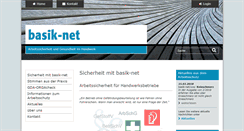 Desktop Screenshot of basik-net.de