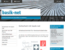 Tablet Screenshot of basik-net.de